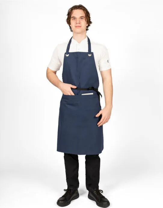 Denny Joseph Alan Canvas Bib Apron With Pocket dp114