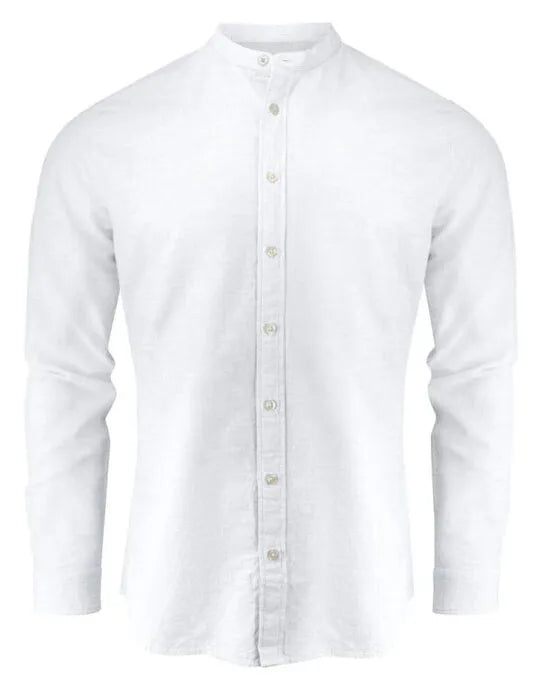 James Harvest Townsend Linen-Blend Shirt HAR2113041