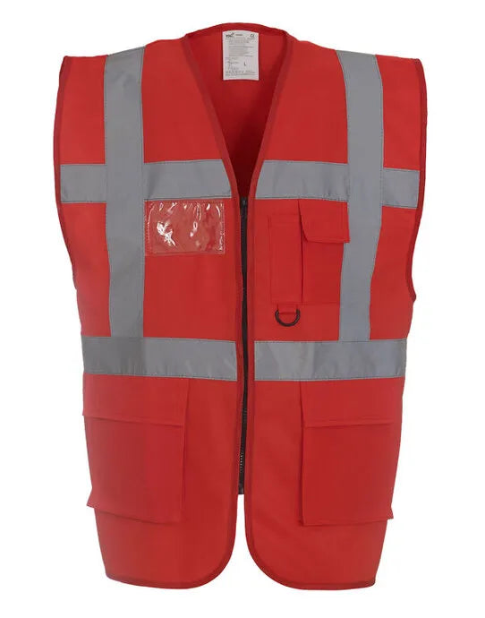 Yoko Hi-Vis Executive Waistcoat HVW801