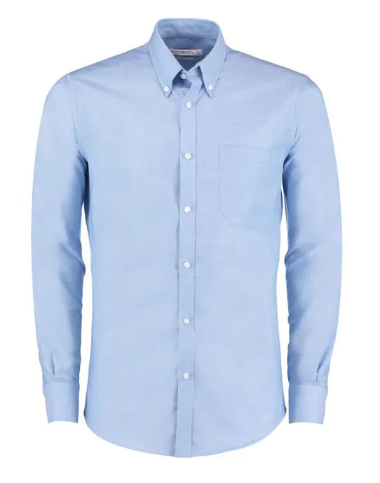 Kustom Kit Mens LS Slim Workwear Shirt KK184
