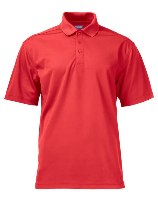 Pro-Job - Prio 2040 Pique Function Polo - Red - Customisable POLO SHIRTS