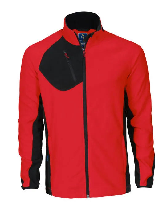 Pro-Job - Prio 2325 Microfleece Jacket - Red - Customisable OUTERWEAR