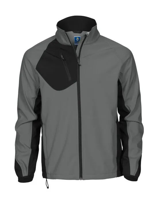 Pro-Job - Prio 2422 Softshell Jacket - Grey - Customisable Workwear