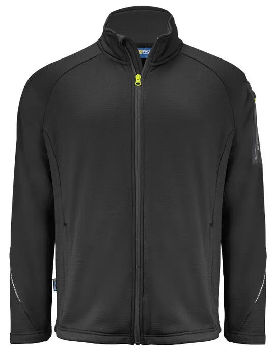 Pro-Job - 3319 Microfleece Jacket - Black - Customisable Workwear