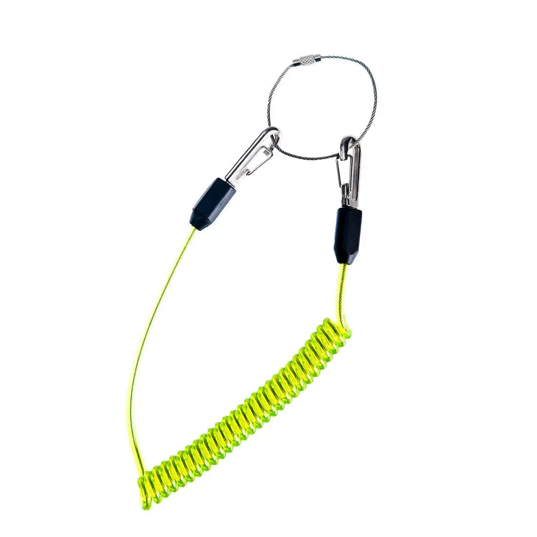 Coiled Tool Lanyard Fp46 - Green - Customisable Tool Lanyards