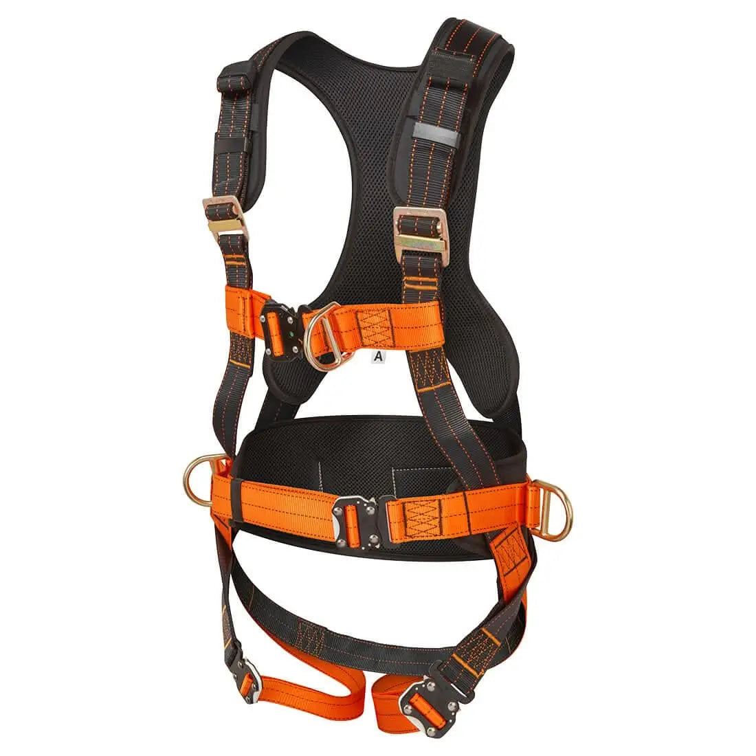 Ultra 3 Point Harness Fp73 - Black Orange - Customisable Harnesses