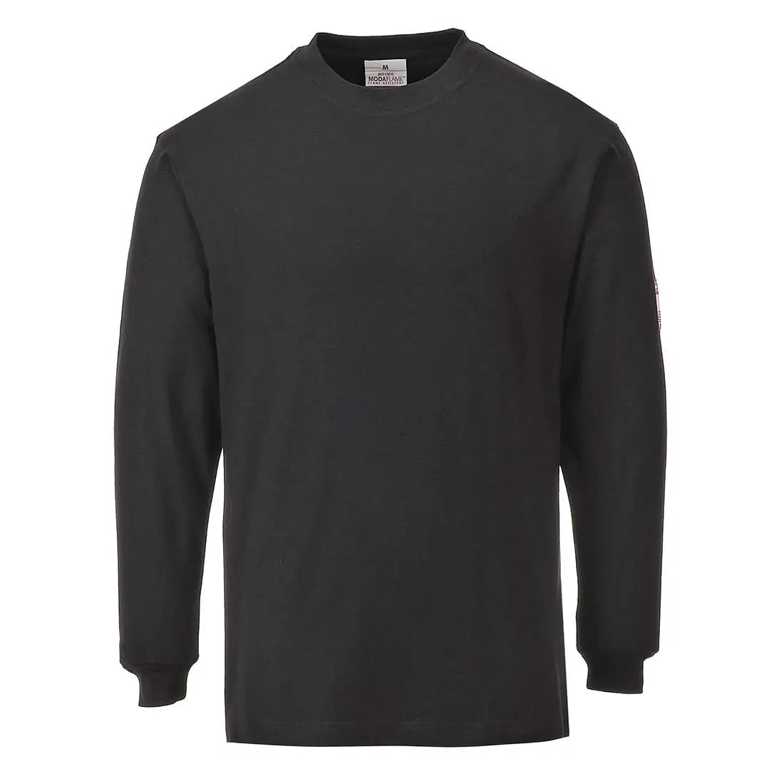 Modaflame Knit Fr Long Sleeve T Shirt Fr11 - Black - Customisable T-Shirt
