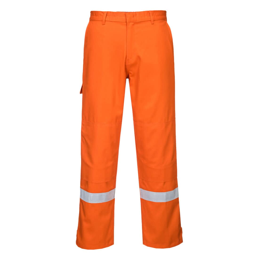 Portwest Bizflame Work Fr Trousers FR26 - Orange Tall - Customisable Trousers