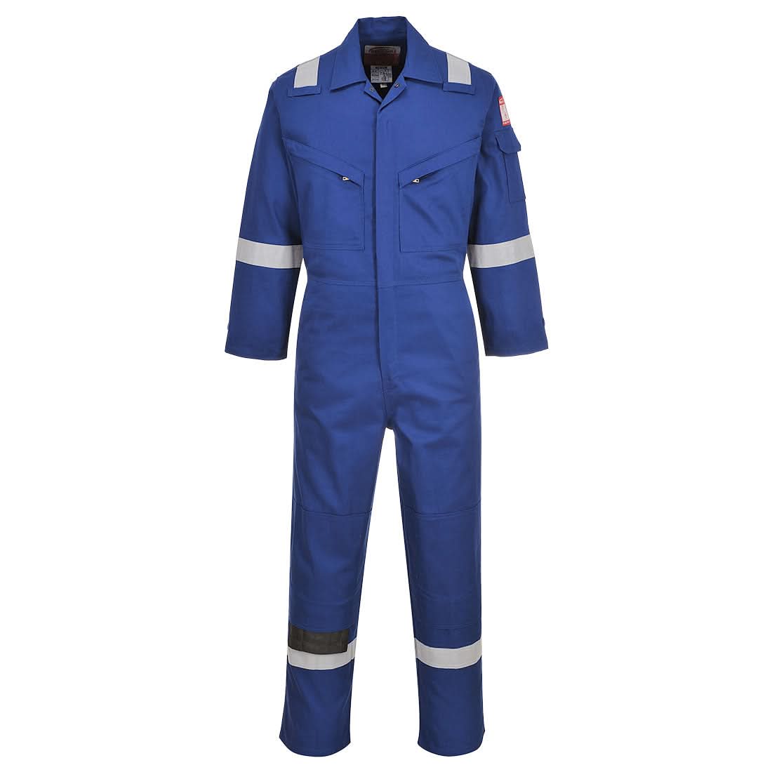 Portwest Bizflame Work Fr Coverall FR28 - Royal Blue - Customisable Coveralls