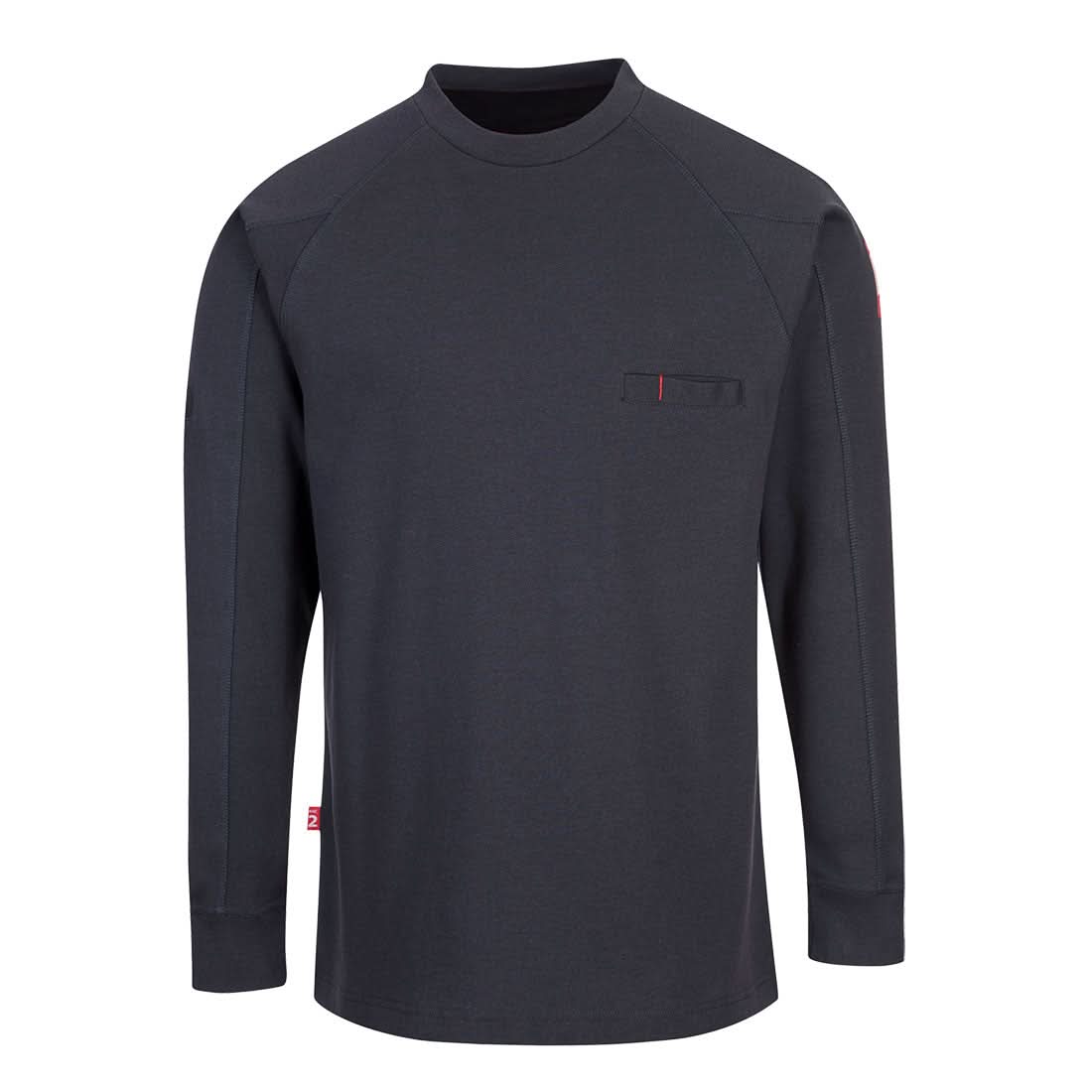 Portwest Bizflame Knit Anti Static Fr Crew Neck FR33 - Navy - Customisable Sweatshirts