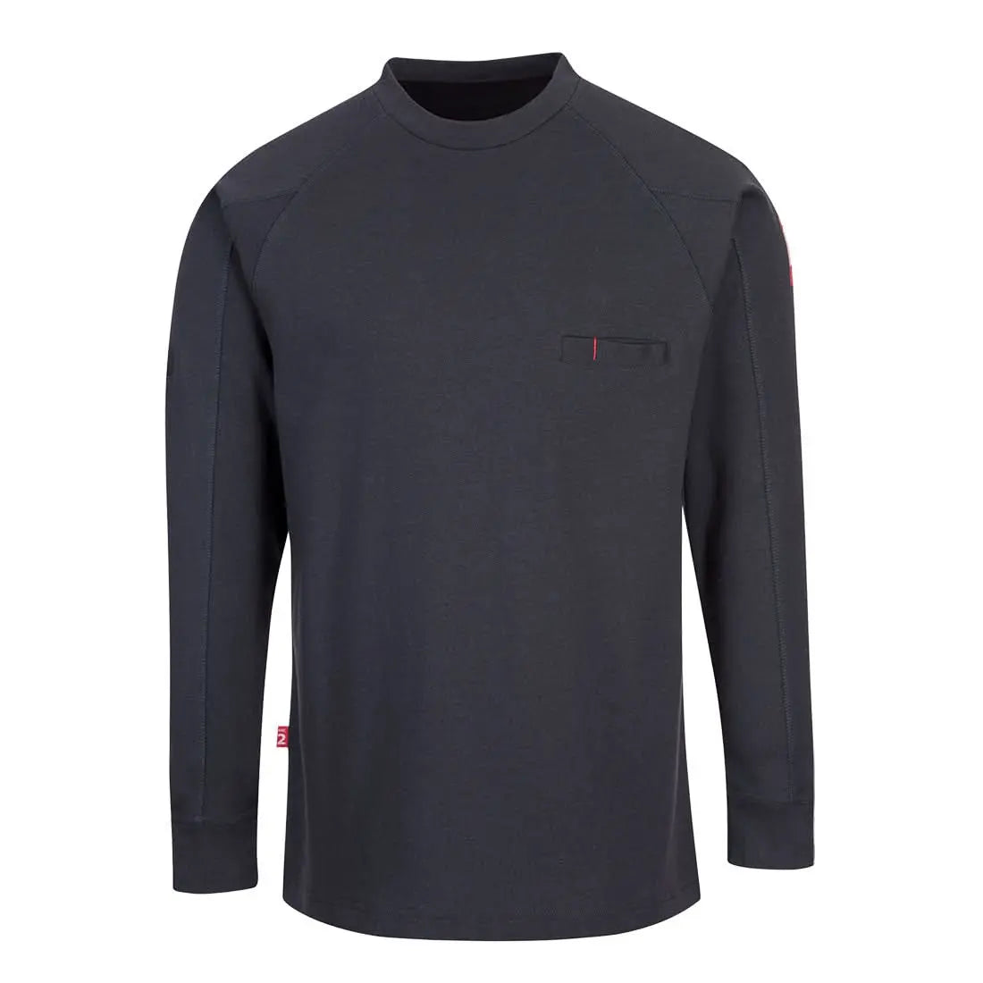 Bizflame Knit Fr Long Sleeve T Shirt Fr33 - Navy - Customisable T-Shirt