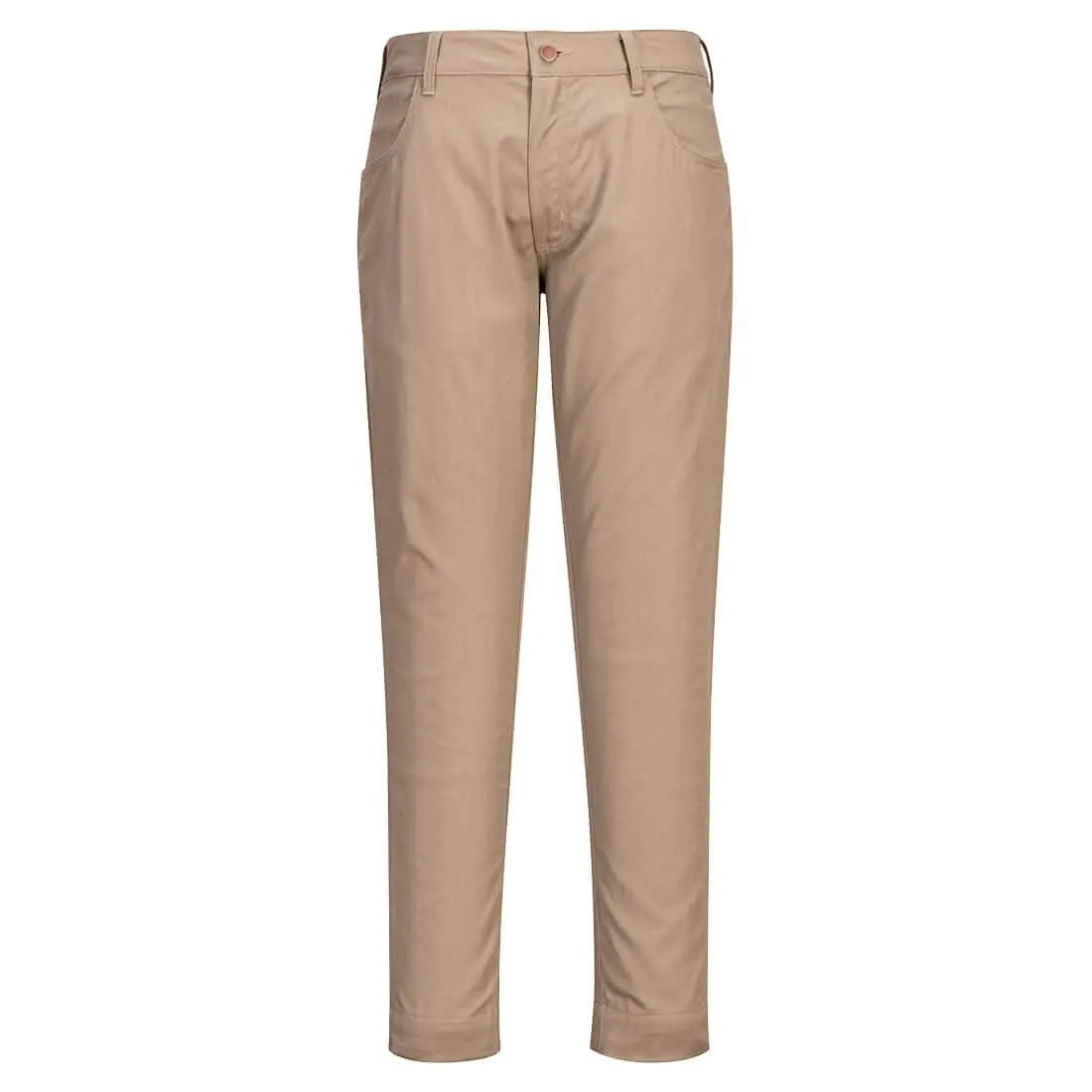 Bizflame 88/12 Stretch Fr Trousers Fr404 - Khaki - Customisable Work Trousers