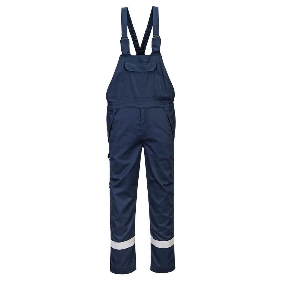 Bizflame Work+ Fr Bib And Brace Fr418 - Navy - Customisable Bib & Braces