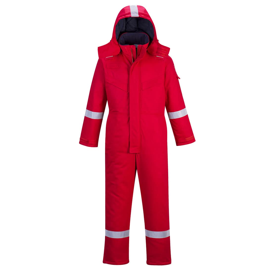 Portwest Bizflame Work Anti Static Fr Winter Coverall FR53 - Red - Customisable Coveralls
