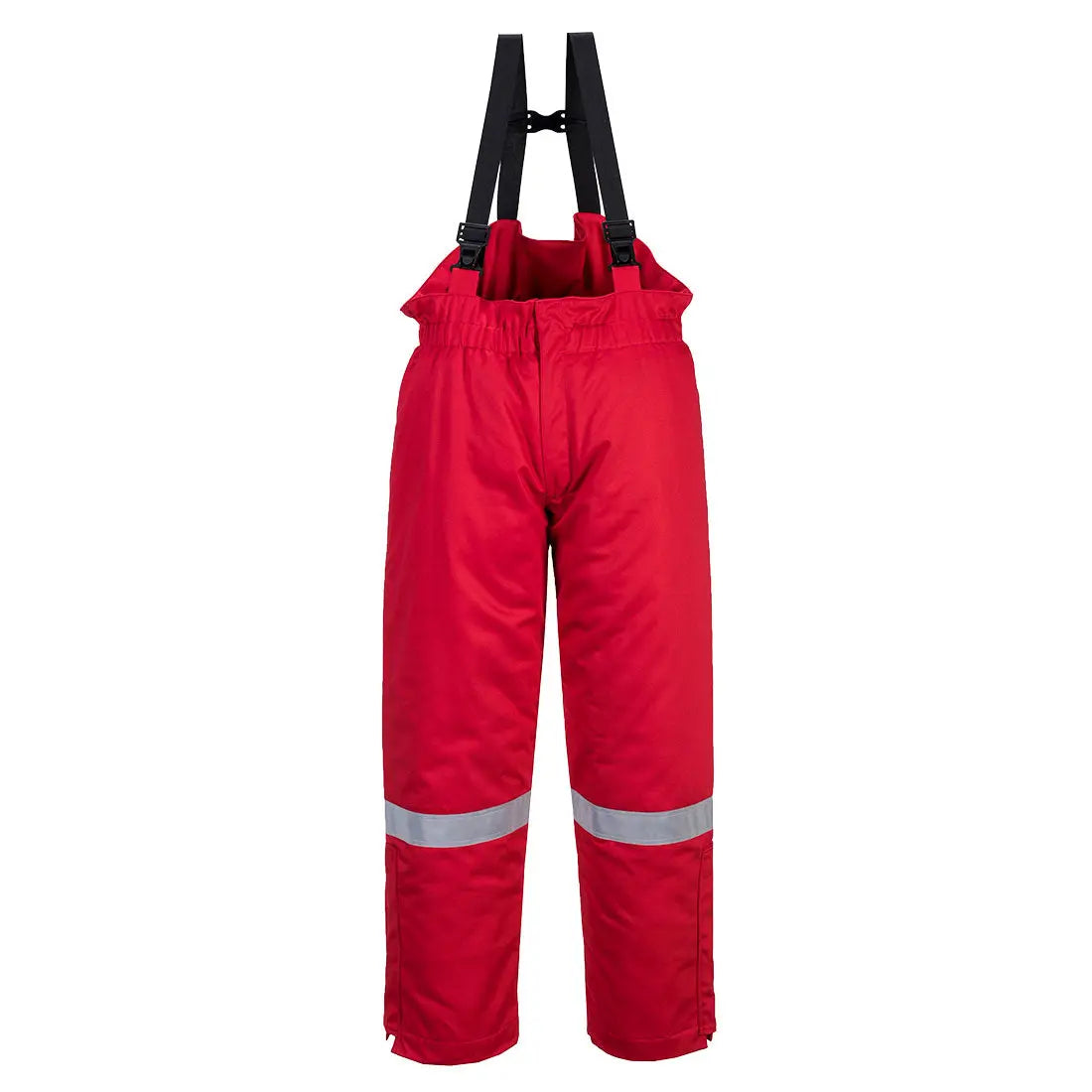 Bizflame Work Fr Insulated Bib And Brace Fr58 - Red XL - Customisable Bib & Braces