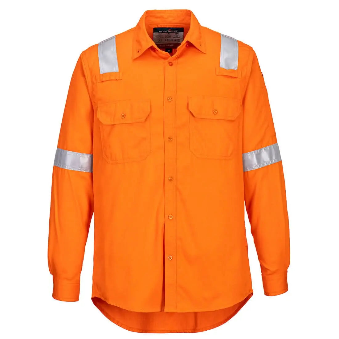 Bizflame Work Lightweight Fr Shirt Fr720 - Orange - Customisable Shirts