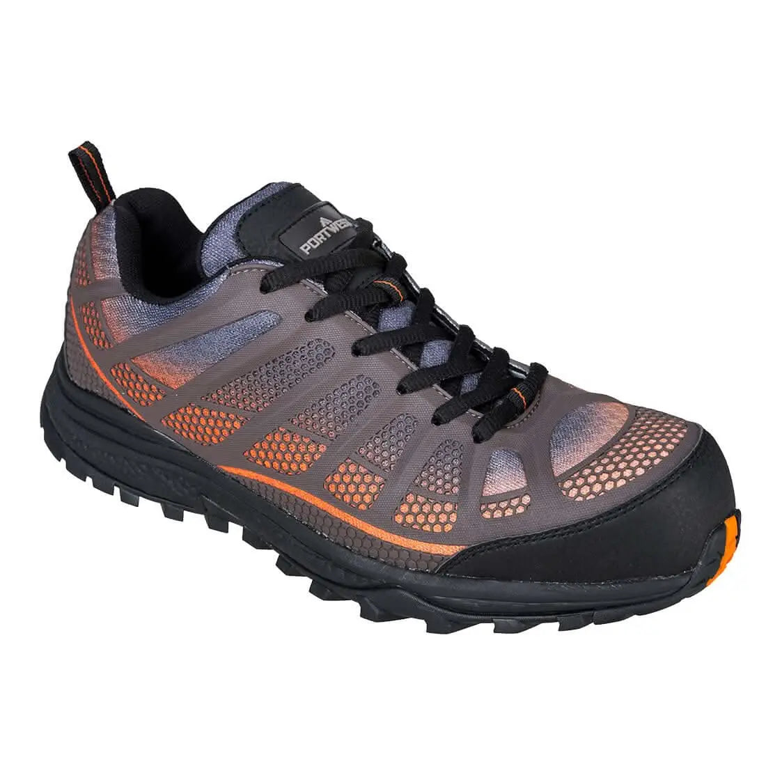 Composite Kpu And Mesh Trainer S1 Ps Fo Sr Ft36 - Orange Black - Customisable Trainers
