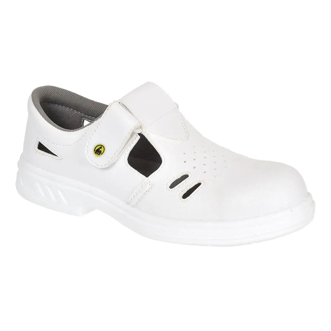 Steelite Ebro Safety Sandal S1 Esd Fo Sr Class 3 Fw48 - White - Customisable Sandals