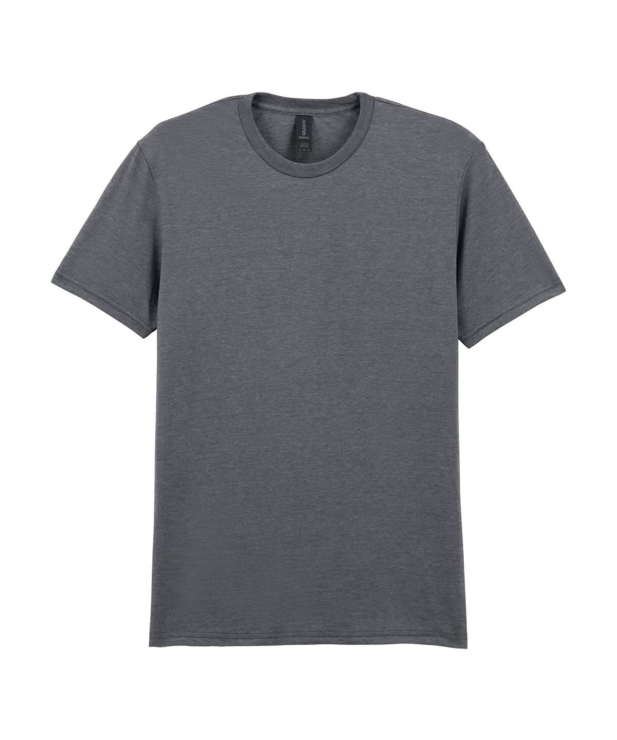 Gildan Softstyle adult ringspun t shirt Graphite Heather GD001 - Graphite Heather - Customisable T-Shirts