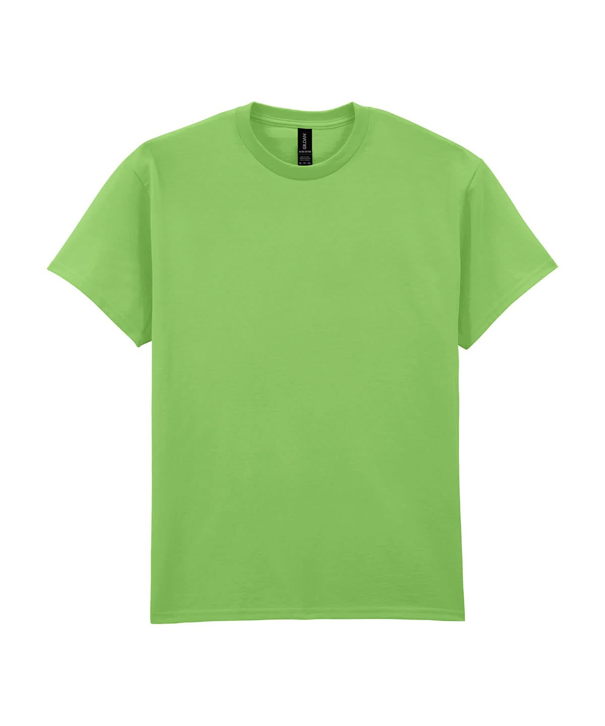 Gildan Ultra Cotton adult t shirt Lime 2000 - Lime - Customisable T-Shirts