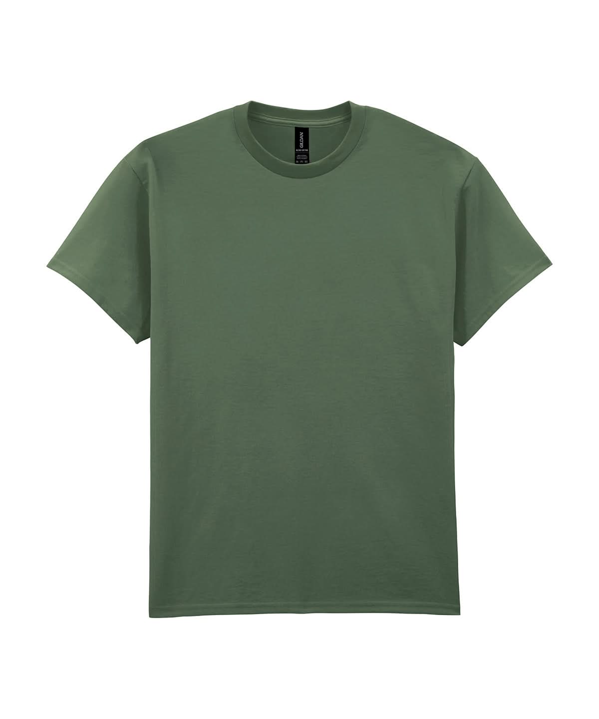 Gildan Ultra Cotton adult t shirt Military Green 2000 - Military Green - Customisable T-Shirts