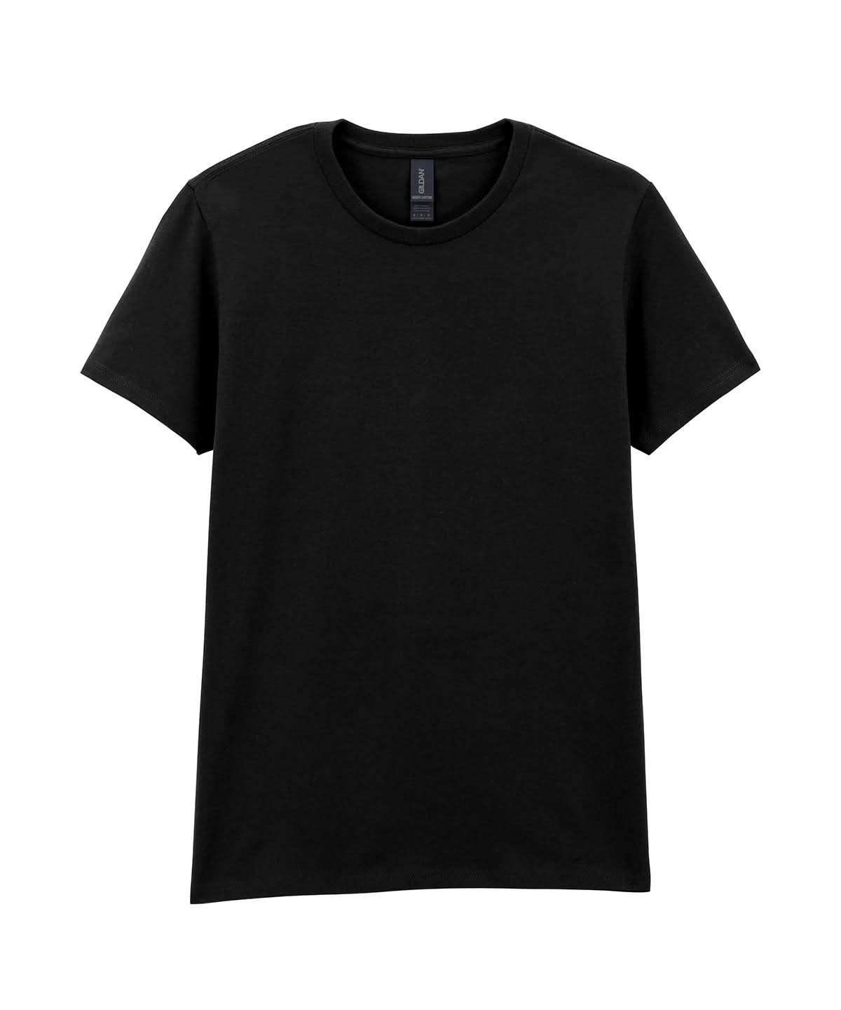 Gildan Heavy Cotton Womens T Shirt GD006 - Black - Customisable T-Shirts