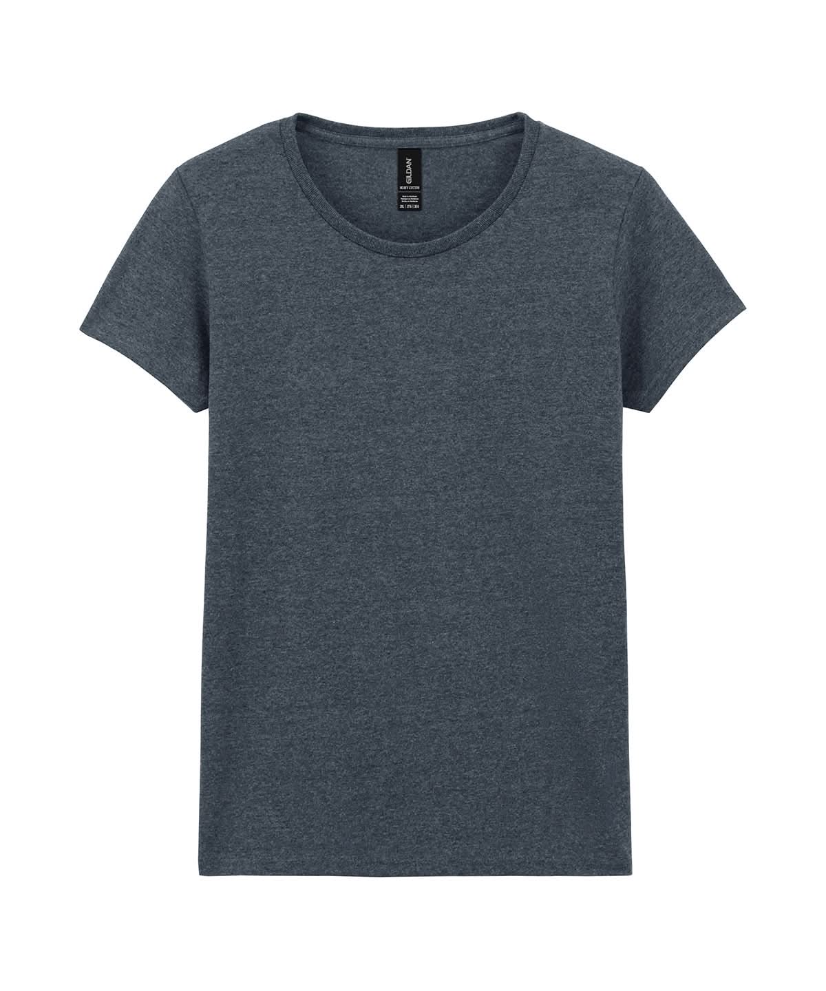 Gildan Heavy Cotton Womens T Shirt GD006 - Dark Heather - Customisable T-Shirts