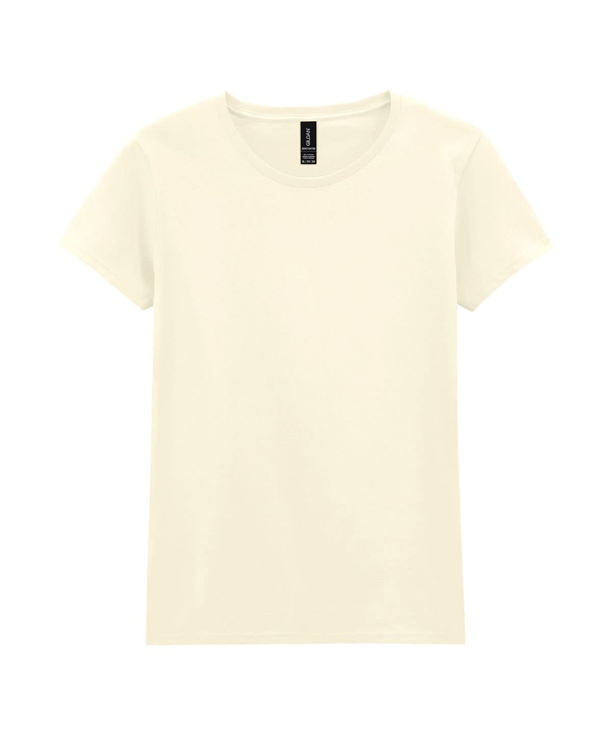 Gildan Heavy Cotton Womens T Shirt GD006 - Off White - Customisable T-Shirts