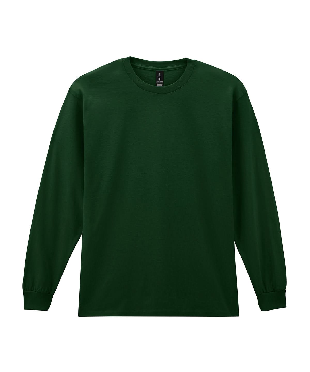 Gildan Ultra Cotton Adult Long Sleeve T Shirt Forest GD014 - Forest - Customisable T-Shirts
