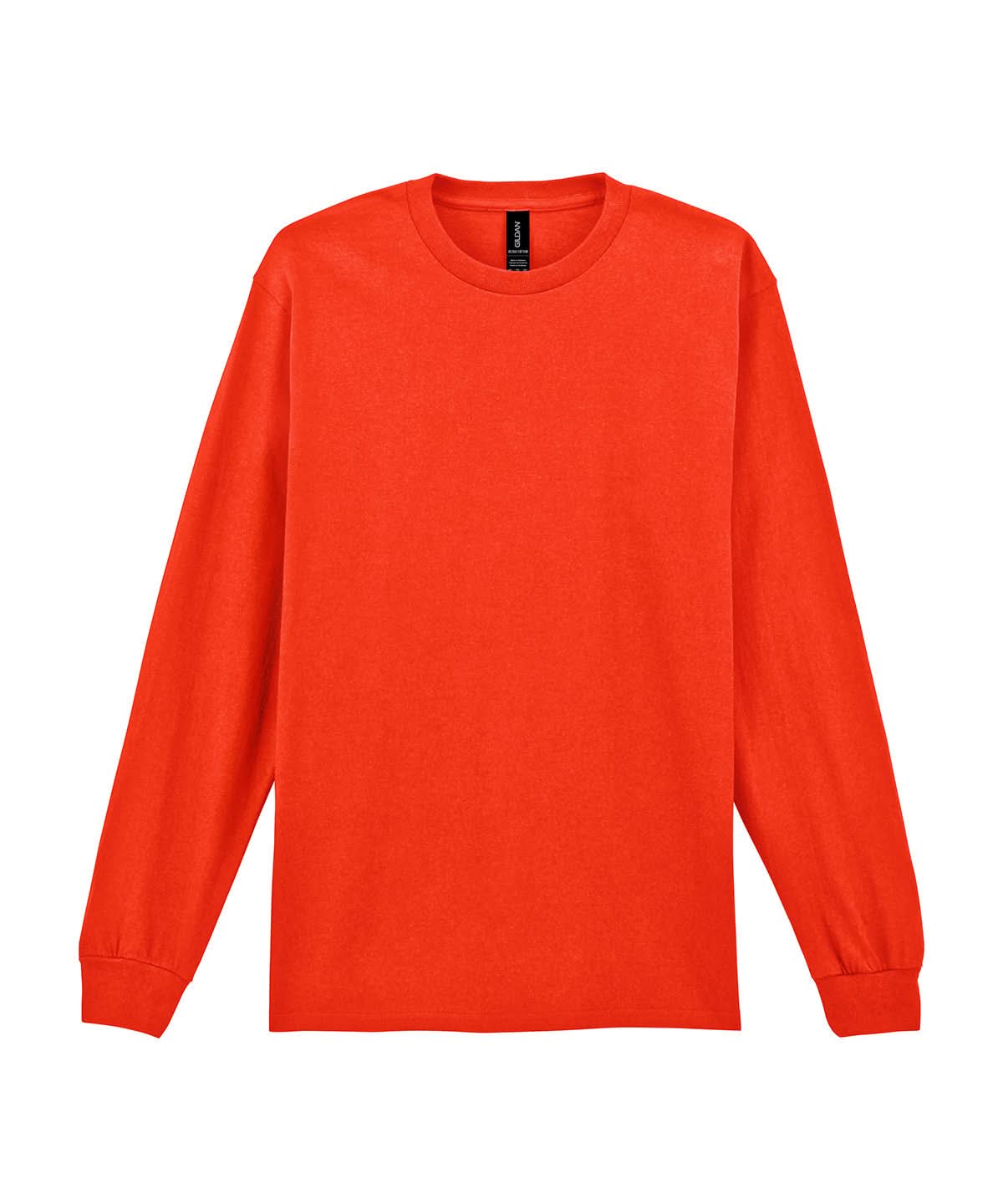 Gildan Ultra Cotton Adult Long Sleeve T Shirt Orange GD014 - Orange - Customisable T-Shirts