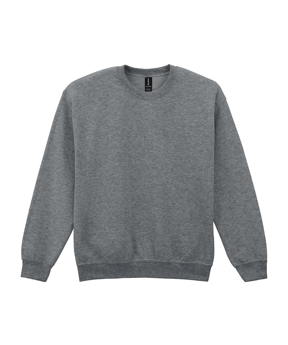 Gildan Heavy Blend Adult Crew Neck Sweatshirt Graphite Heather GD056 - Graphite Heather - Customisable Sweatshirts