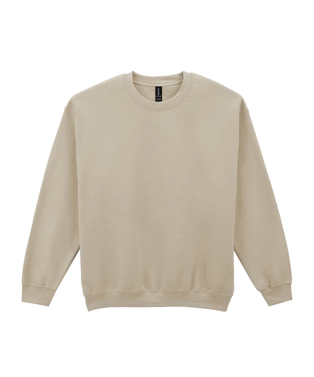 Gildan Heavy Blend Adult Crew Neck Sweatshirt Sand GD056 - Sand - Customisable Sweatshirts