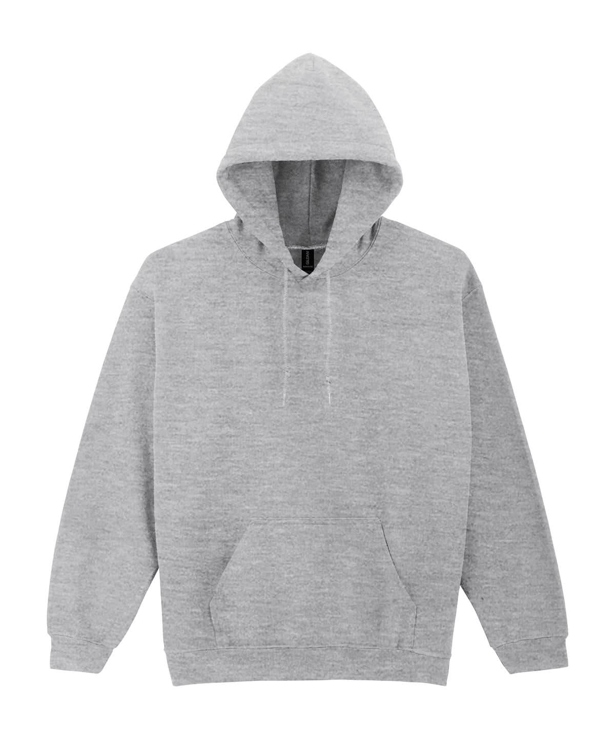 Gildan Heavy Blend Hooded Sweatshirt Sport Grey GD057 - Sport Grey - Customisable Sweatshirts