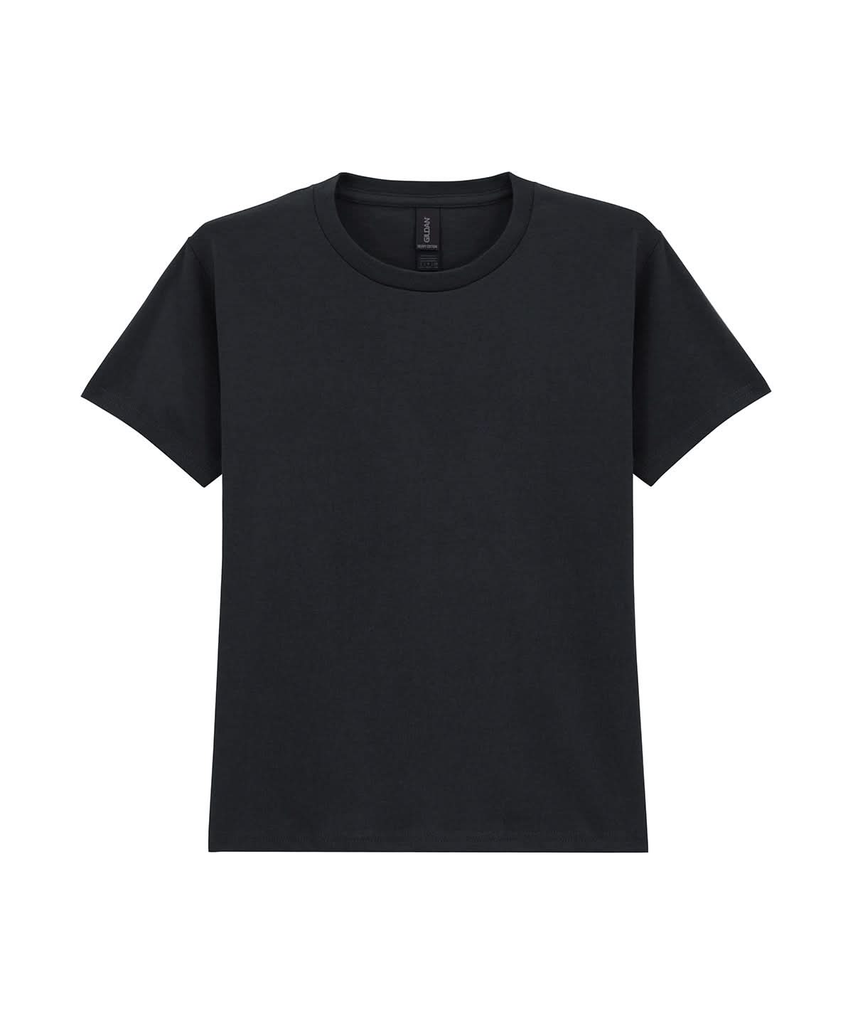 Gildan Heavy Cotton Youth T Shirt Black GD05B - Black - Customisable T-Shirts