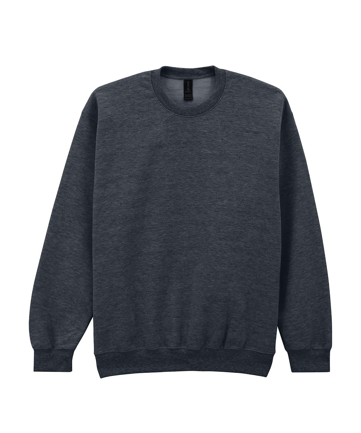 Gildan Softstyle Midweight Fleece Adult Crew Neck Dark Heather GD066 - Dark Heather - Customisable Sweatshirts