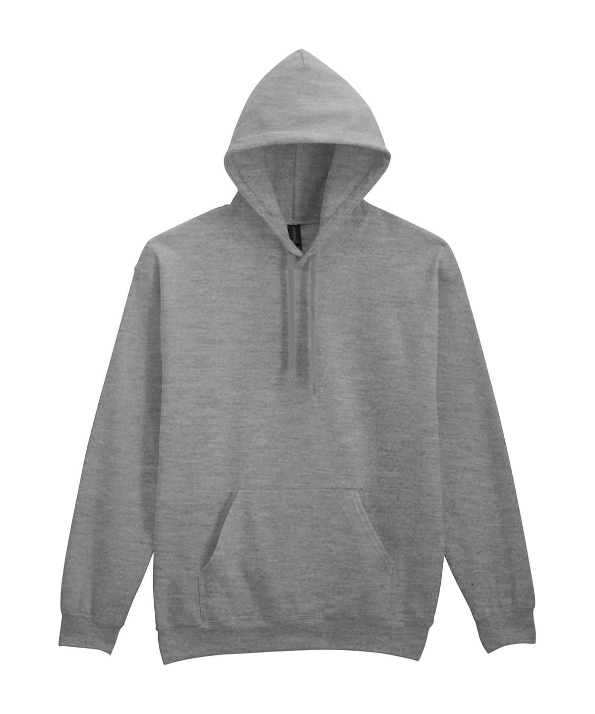 Gildan Softstyle Midweight Fleece Adult Hoodie Ringspun Sport Grey GD067 - Ringspun Sport Grey - Customisable Hoodies