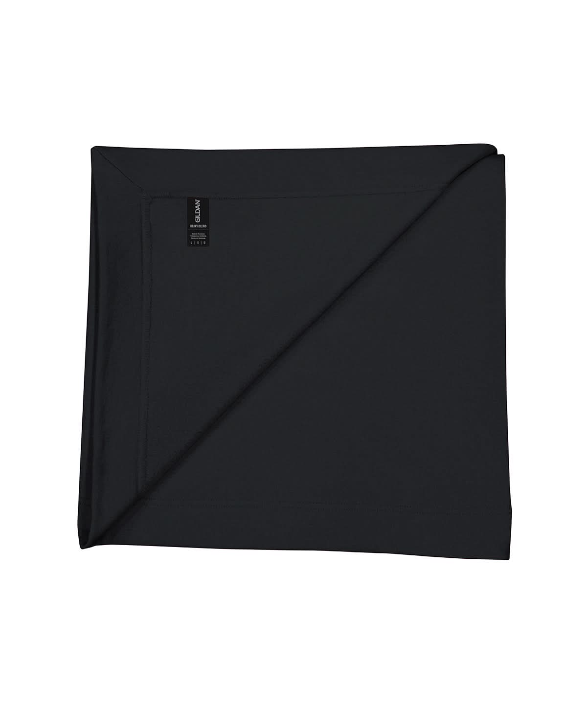 Gildan Heavy Blend Fleece Stadium Blanket GD101 - Black One size - Customisable Blanket