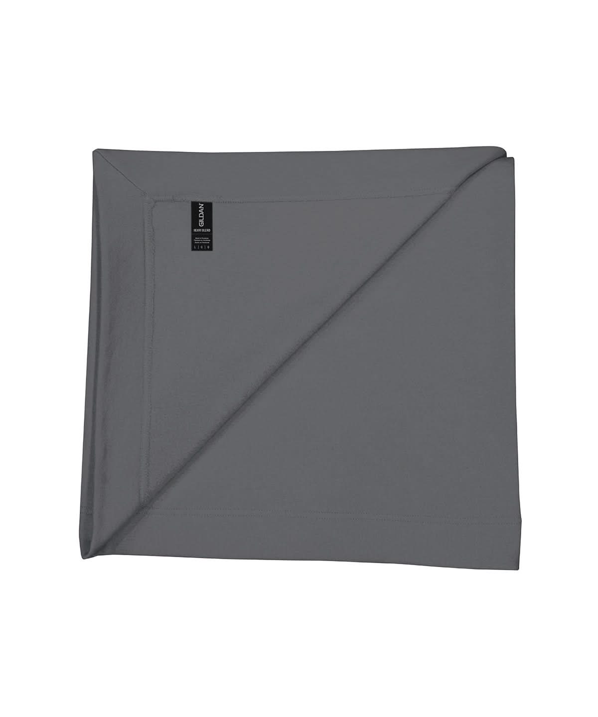 Gildan Heavy Blend Fleece Stadium Blanket GD101 - Charcoal One size - Customisable Blanket