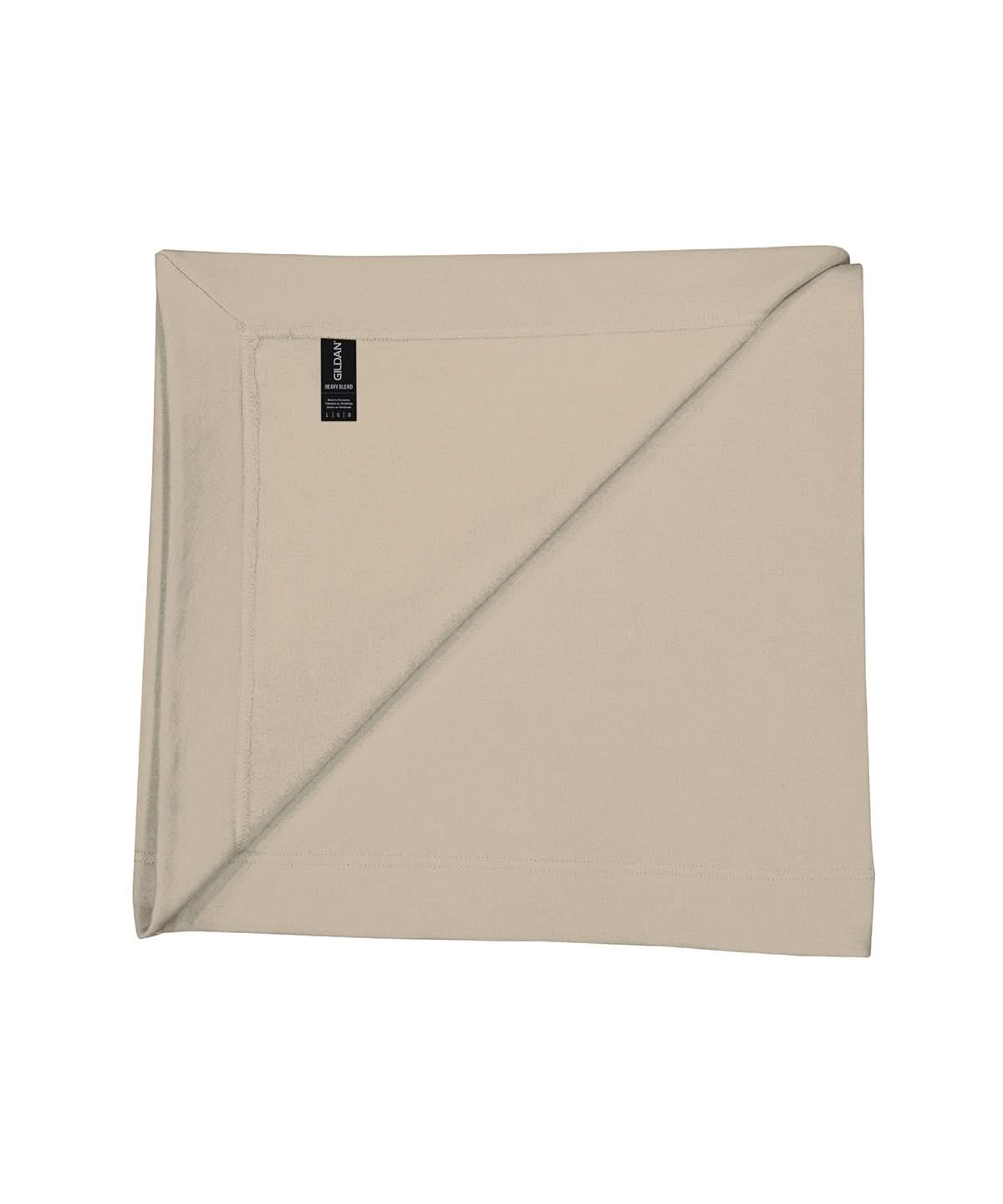 Gildan Heavy Blend Fleece Stadium Blanket GD101 - Sand One size - Customisable Blanket