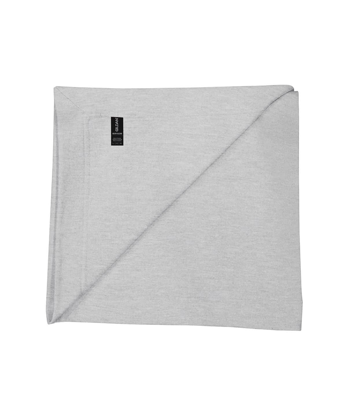 Gildan Heavy Blend Fleece Stadium Blanket GD101 - Sports Grey One size - Customisable Blanket
