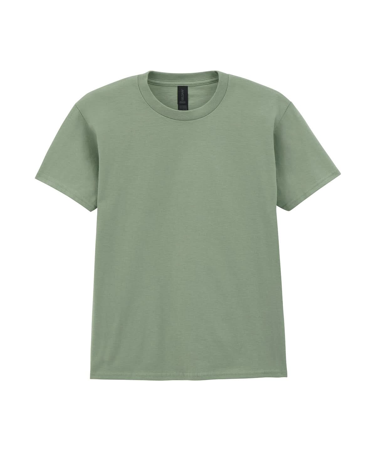 Gildan Softstyle Midweight Youth T Shirt GD24B - Sage - Customisable T-Shirts