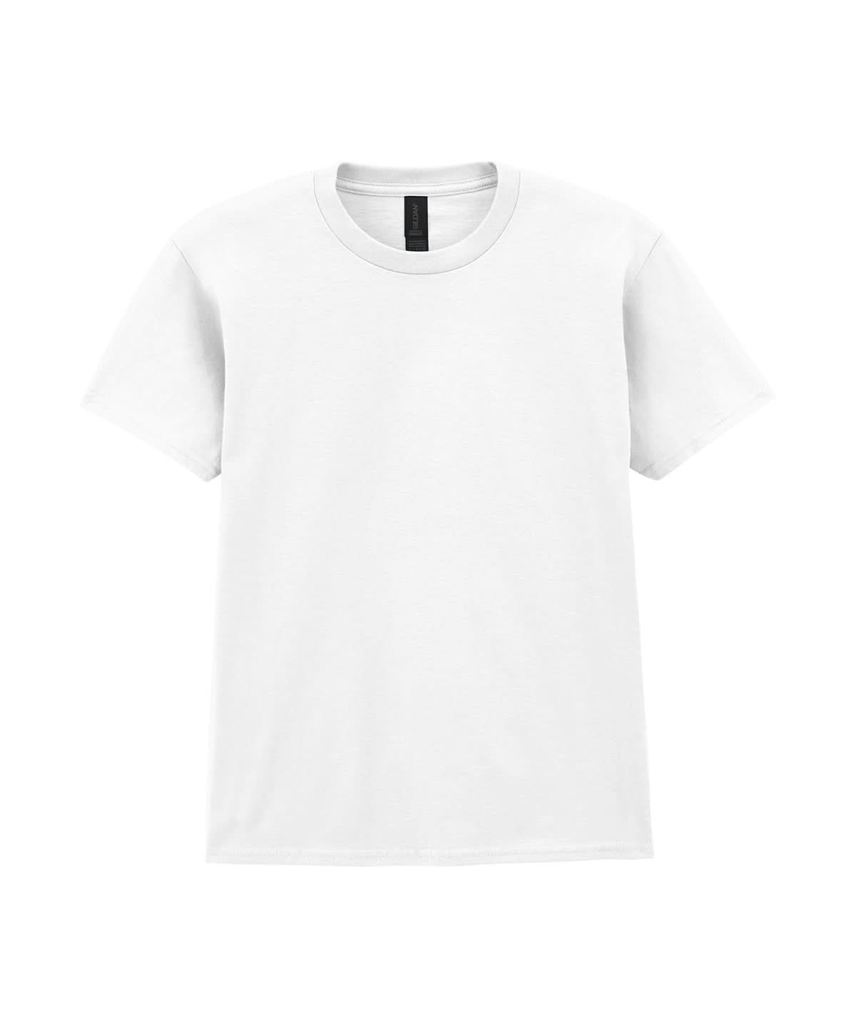 Gildan Softstyle Midweight Youth T Shirt GD24B - White - Customisable T-Shirts
