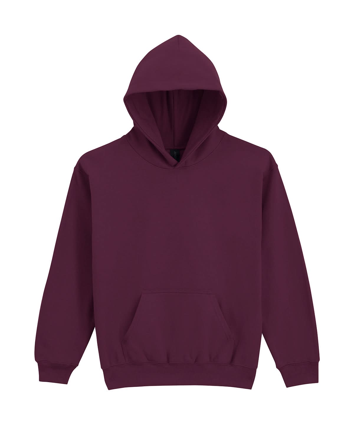 Gildan Softstyle Midweight Fleece Youth Hoodie GD67B - Maroon - Customisable Hoodies