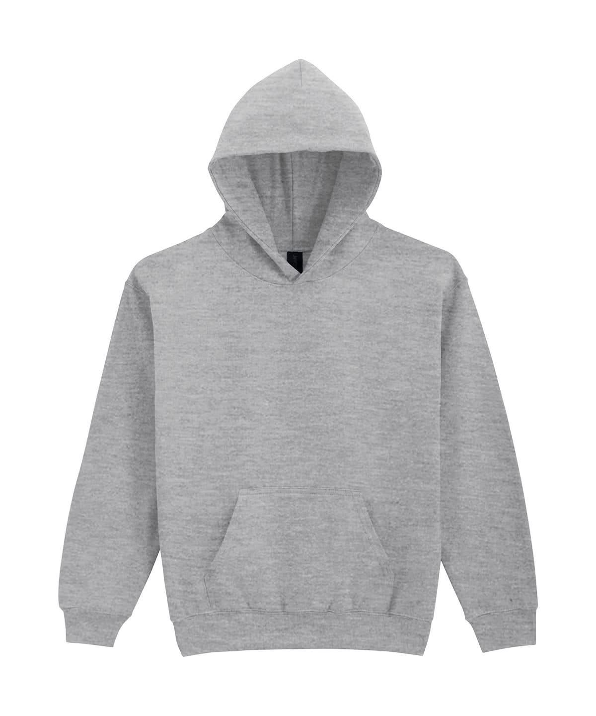 Gildan Softstyle Midweight Fleece Youth Hoodie GD67B - Ringspun Sport Grey - Customisable Hoodies