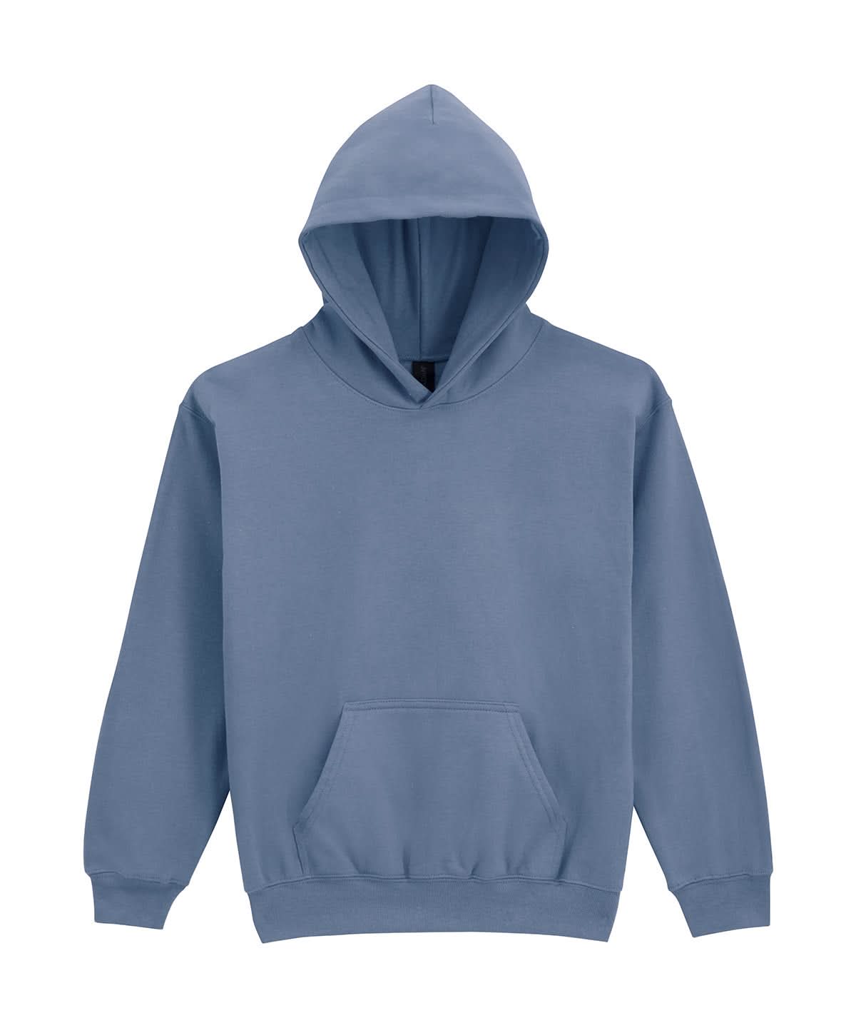 Gildan Softstyle Midweight Fleece Youth Hoodie GD67B - Stone Blue - Customisable Hoodies
