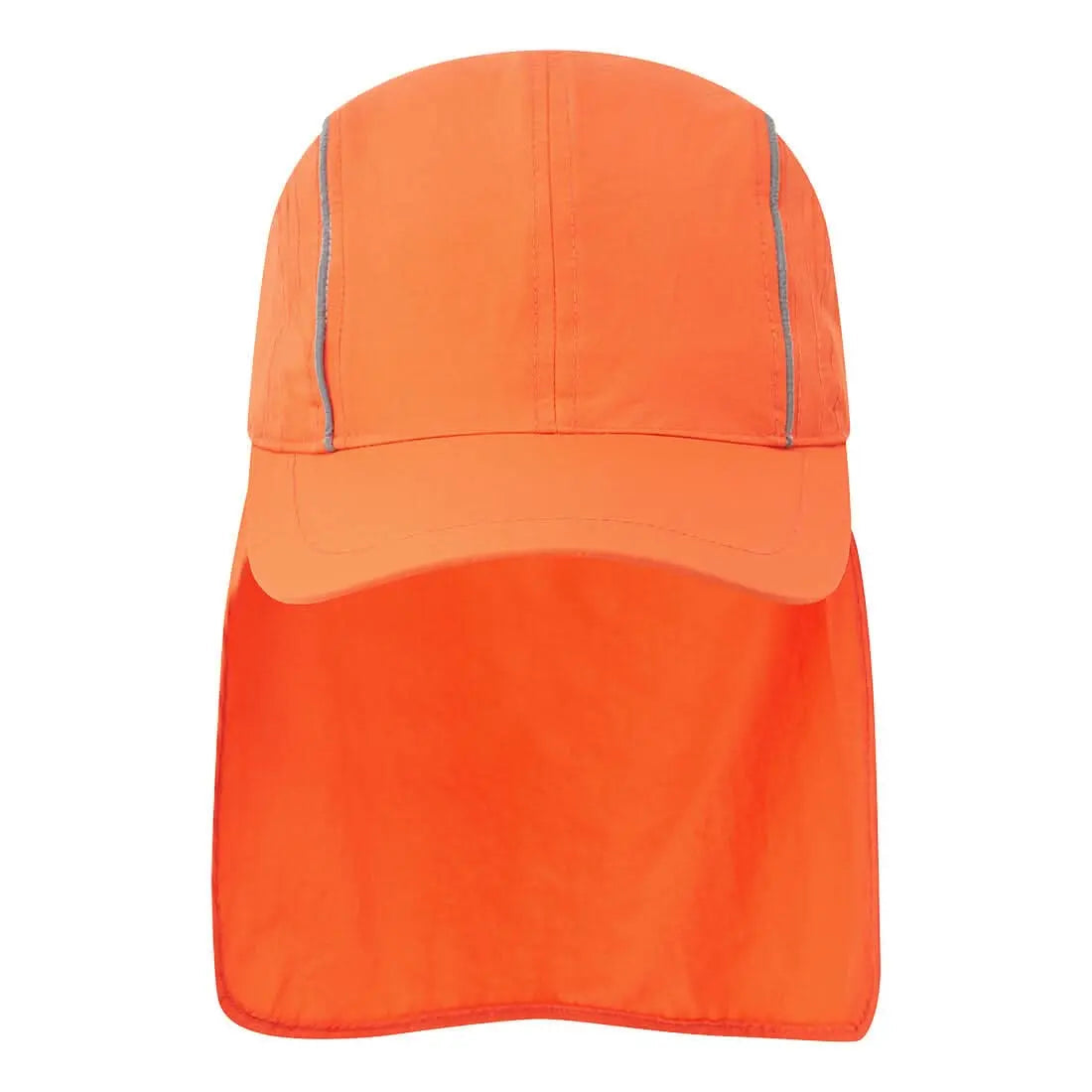 Breathable Sun Shield Cap Ha22 - Orange - Customisable All Weather Accessories