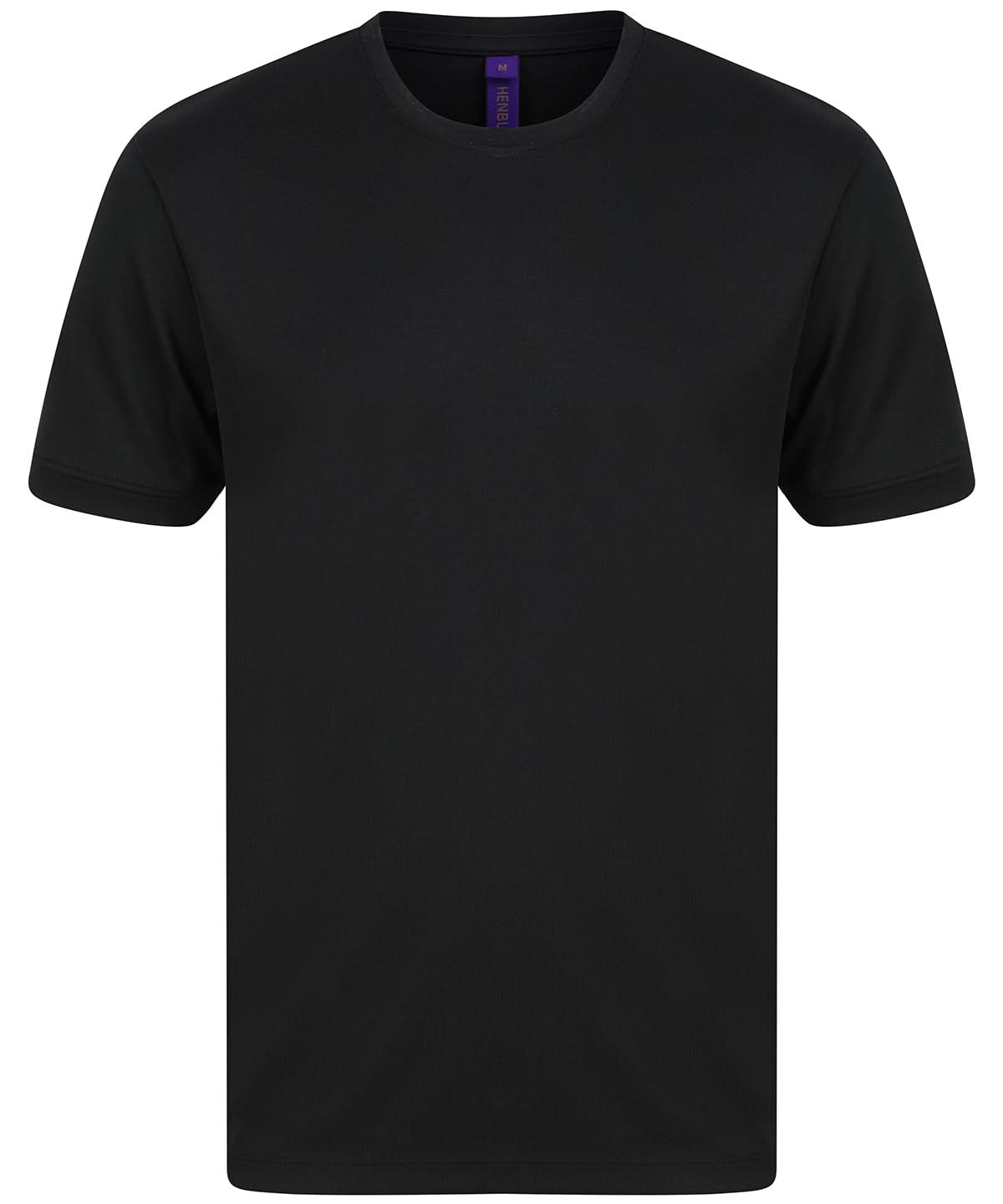 Henbury Hi Cool Performance T Shirt HB024 - Black - Customisable T-Shirts