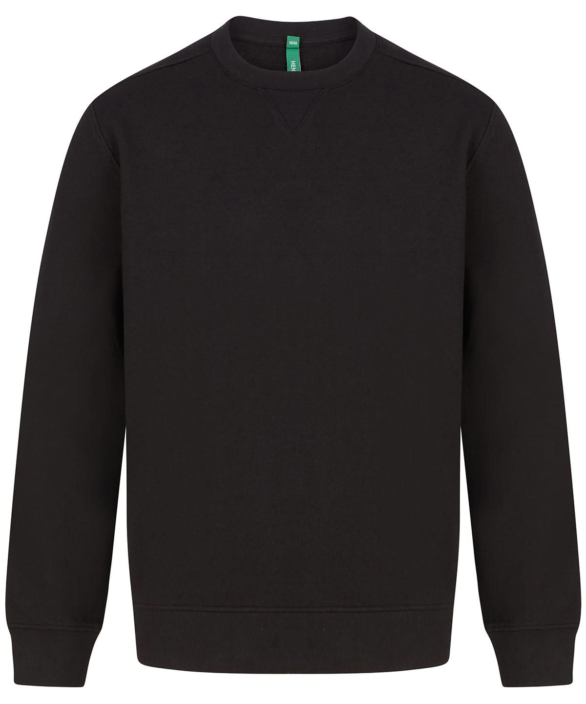 Henbury Unisex Sustainable Sweatshirt HB840 - Black - Customisable Sweatshirts
