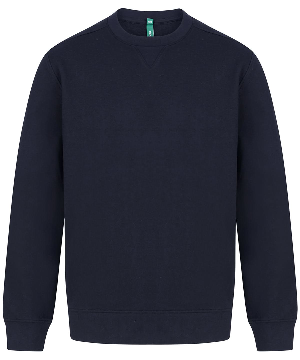 Henbury Unisex Sustainable Sweatshirt HB840 - Navy - Customisable Sweatshirts