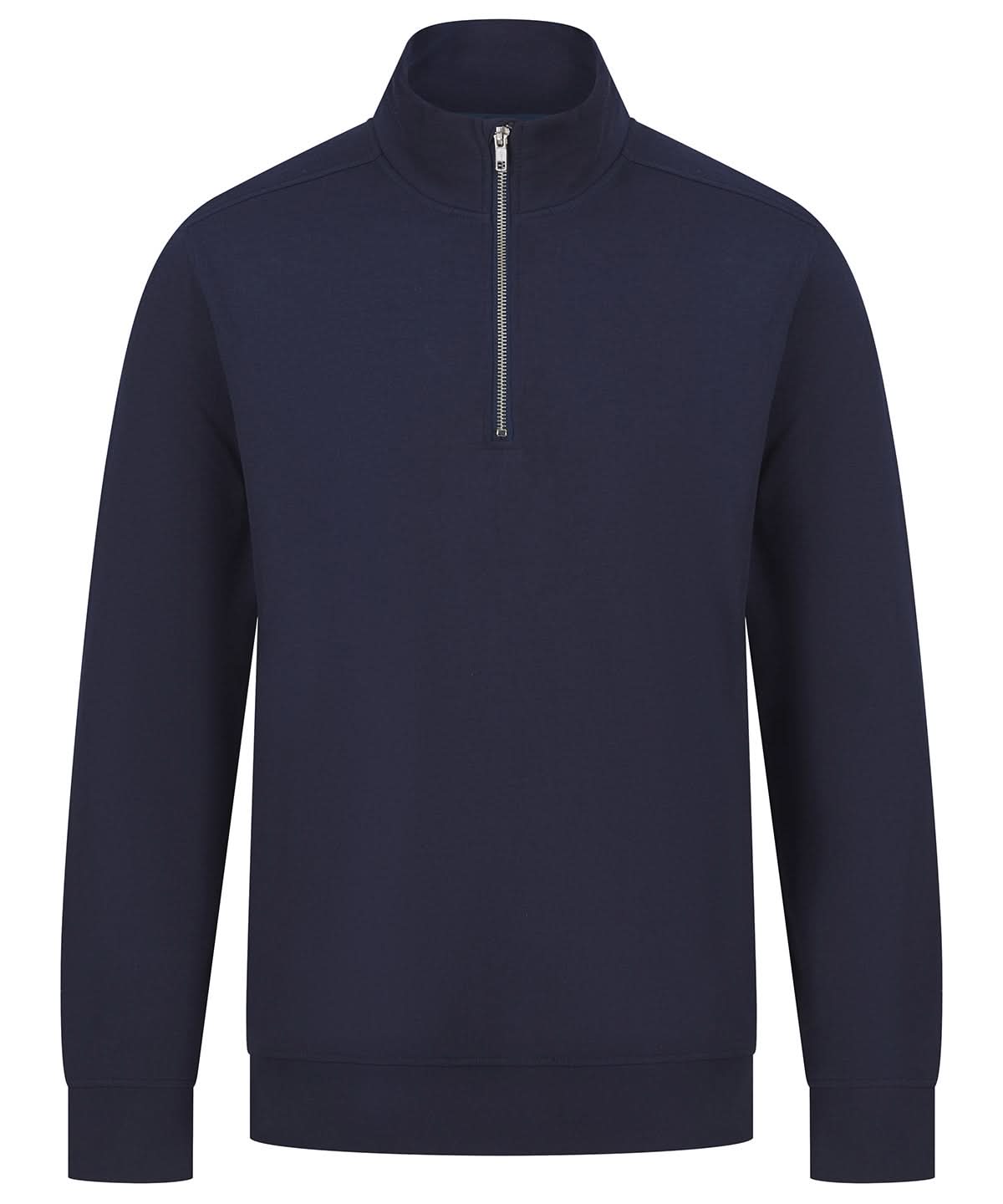 Henbury Unisex Sustainable Zip Sweatshirt HB842 - Navy - Customisable Sweatshirts